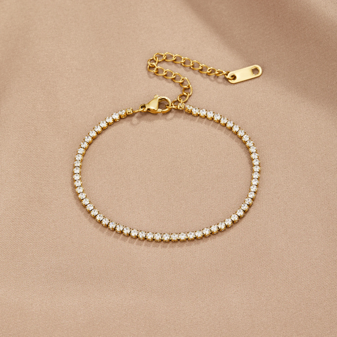 Amalia Gold Tennis Bracelet