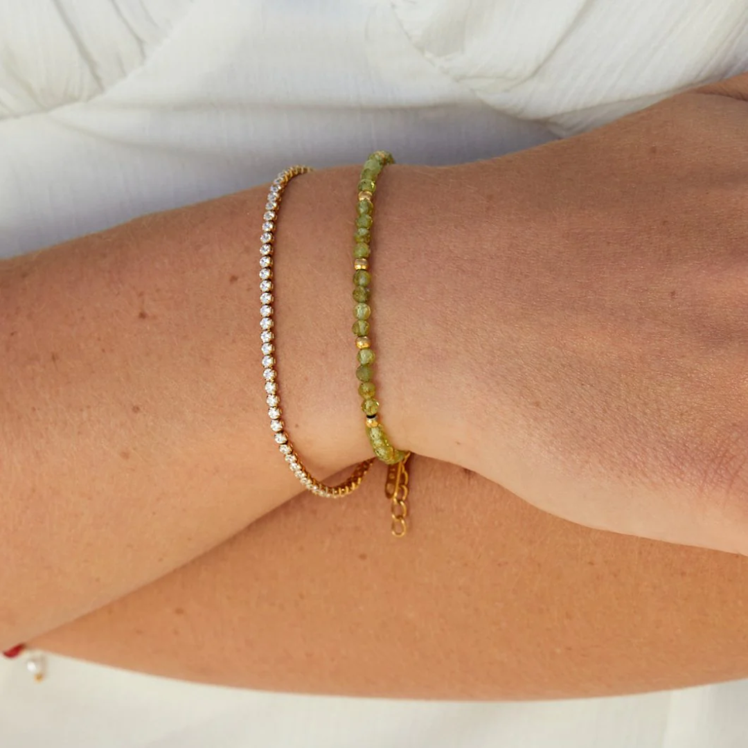 Amalia Gold Tennis Bracelet