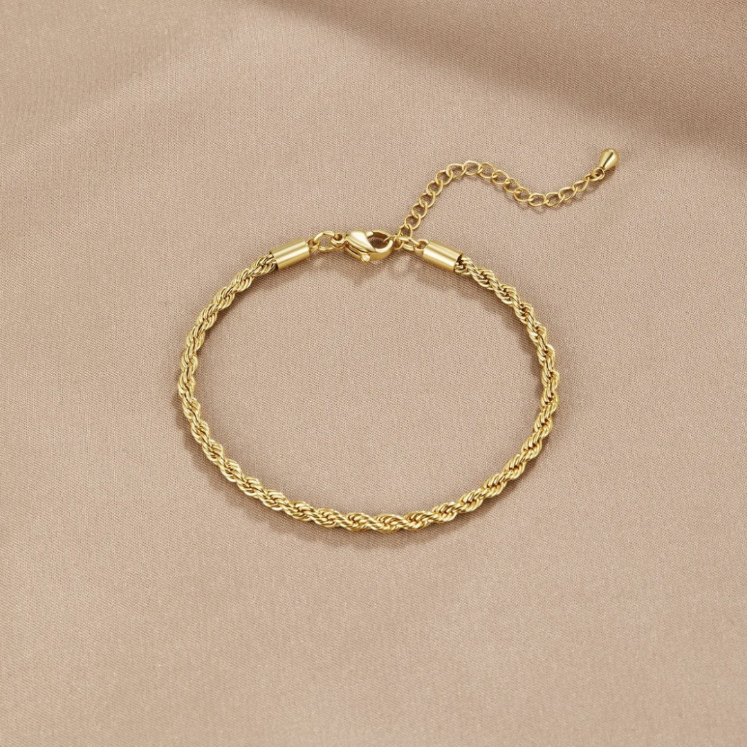 Twisted Gold Bracelet