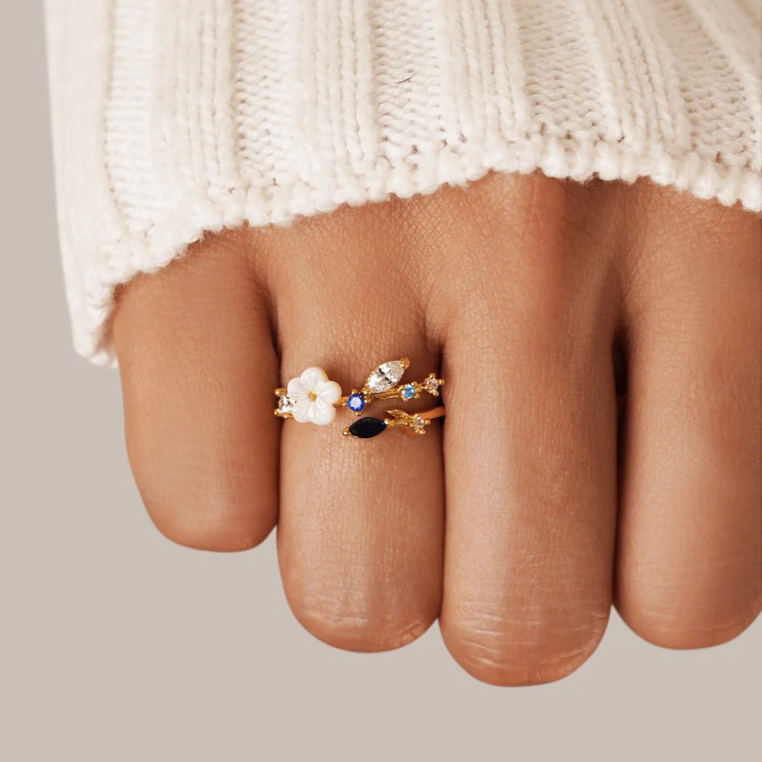 Crystal Blossom Ring