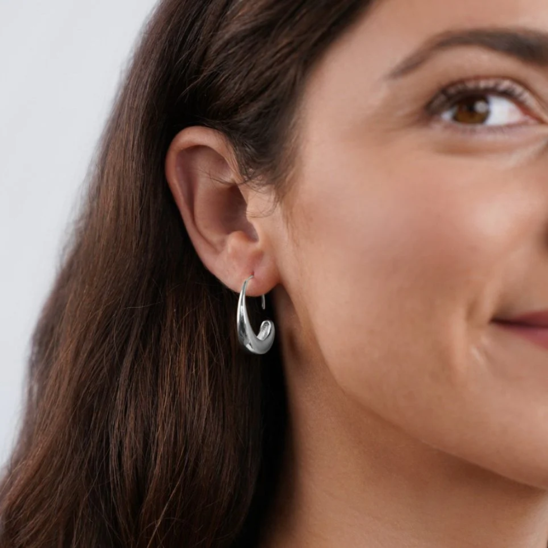 Drop Hoop Earrings