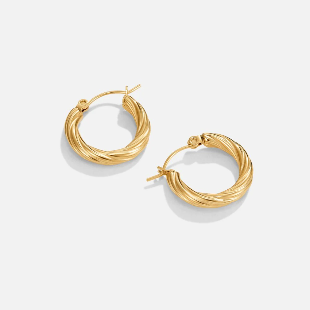 Rope Hoop Earrings