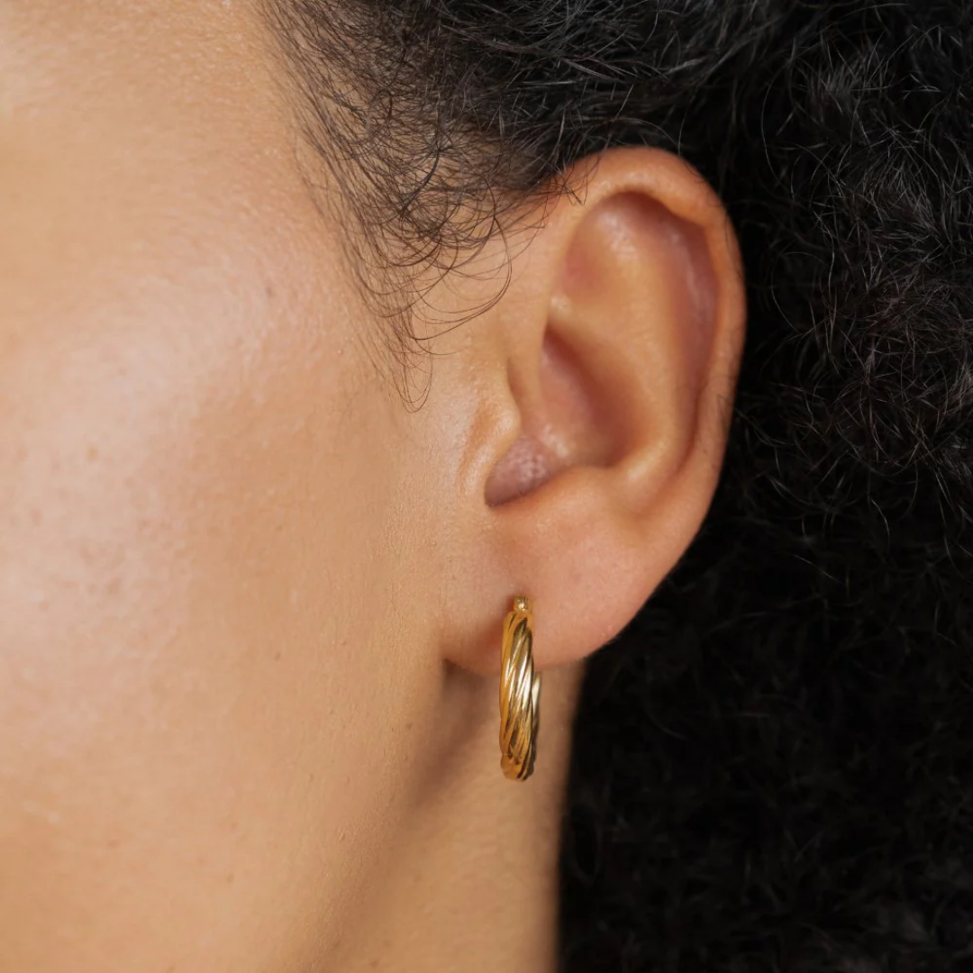 Rope Hoop Earrings