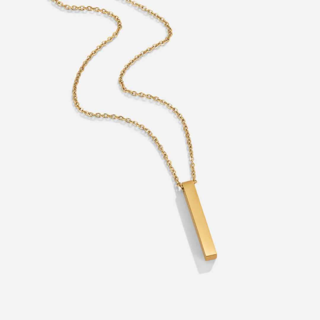 Gold Bar Necklace